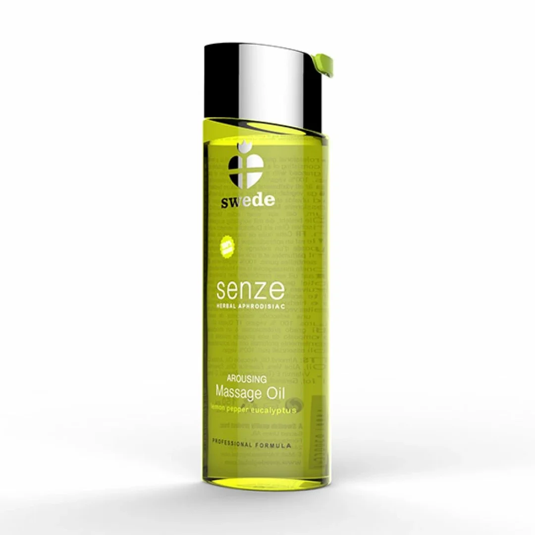Swede Senze Olejek do masażu Lemon Pepper Eucalyptus 150ml, wegański