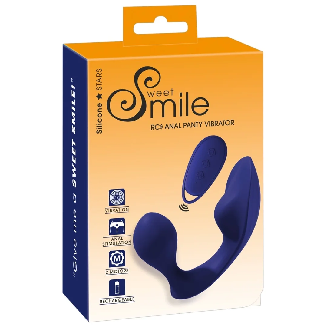 Sweet Smile RC Panty Vibe z funkcją podwojnej stymulacji 12 trybow