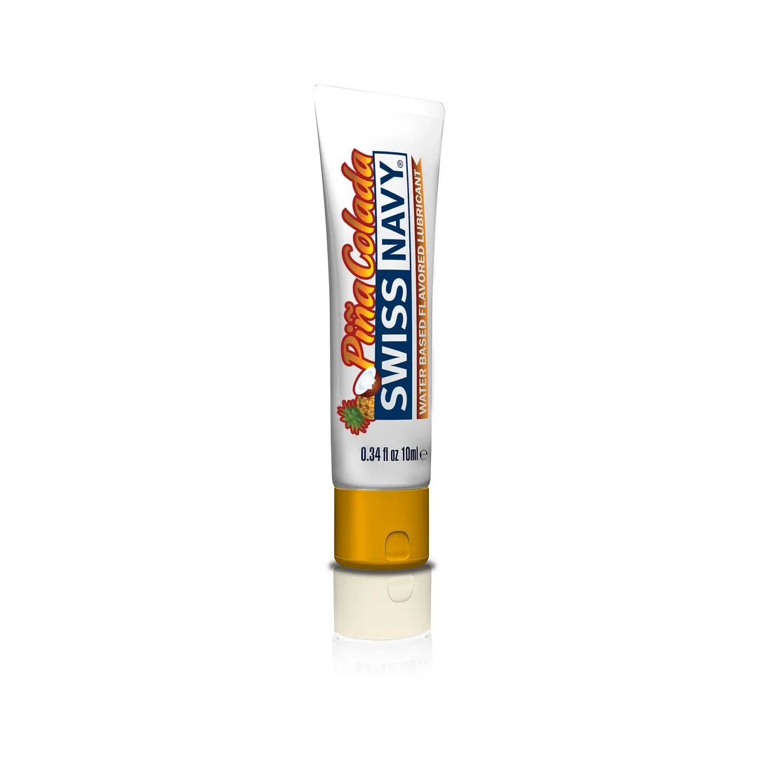Swiss Navy Lubrykant smakowy 4w1 10 ml - wygodna butelka podrożna