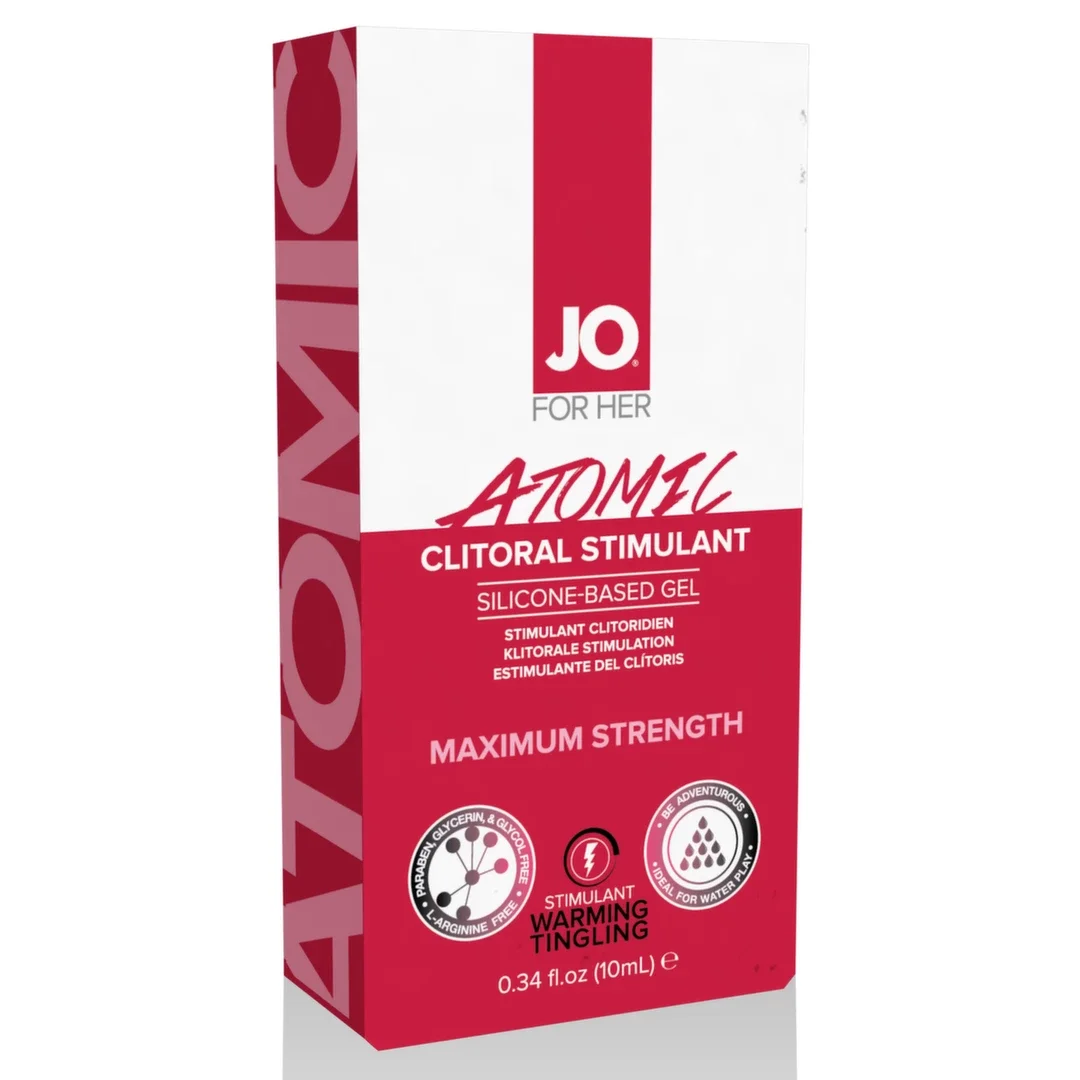 System JO Clitoral Stimulant Atomic żel rozgrzewający dla kobiet 10ml