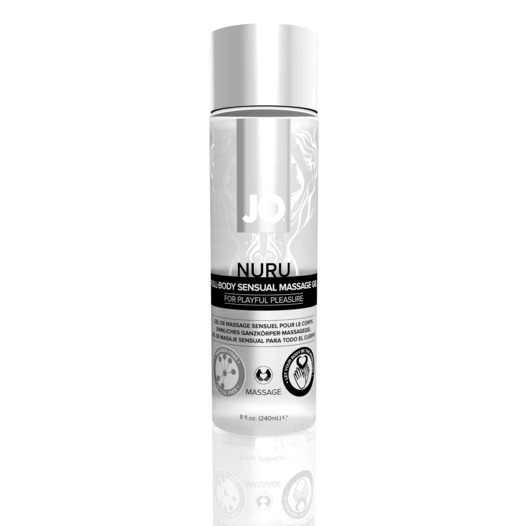 System JO Nuru Massage Gel 240 ml - żel do masażu ciała, bezzapachowy