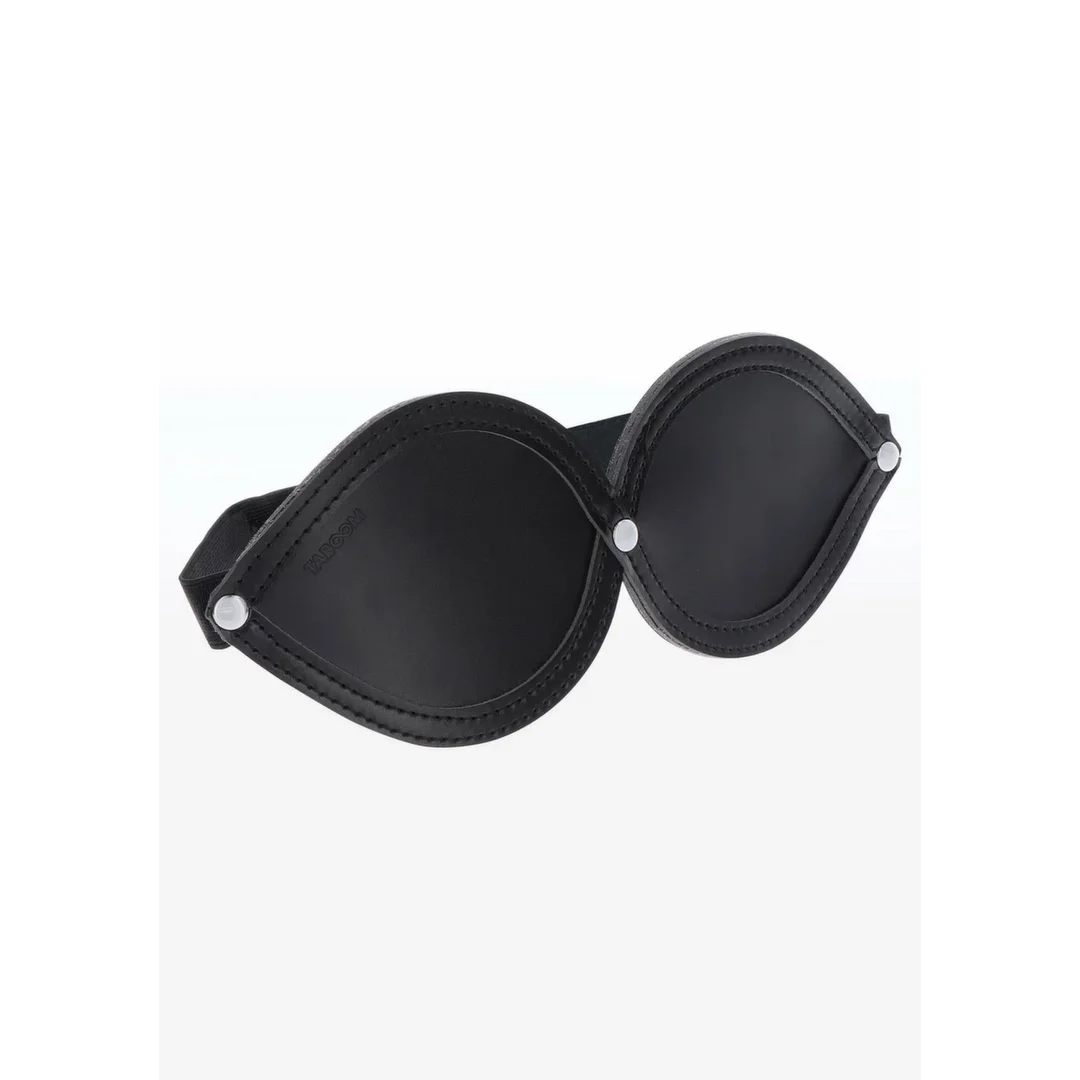 TABOOM Infinity Blindfold opaska na oczy z welurową podszewką czarna