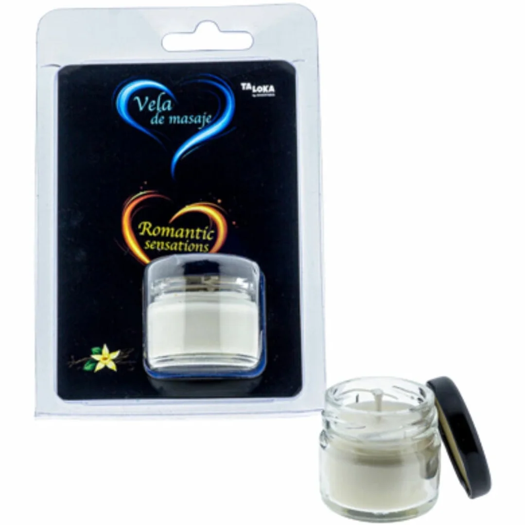 Taloka Świeca do masażu waniliowa 30 ml - odżywczy olejek i aromat