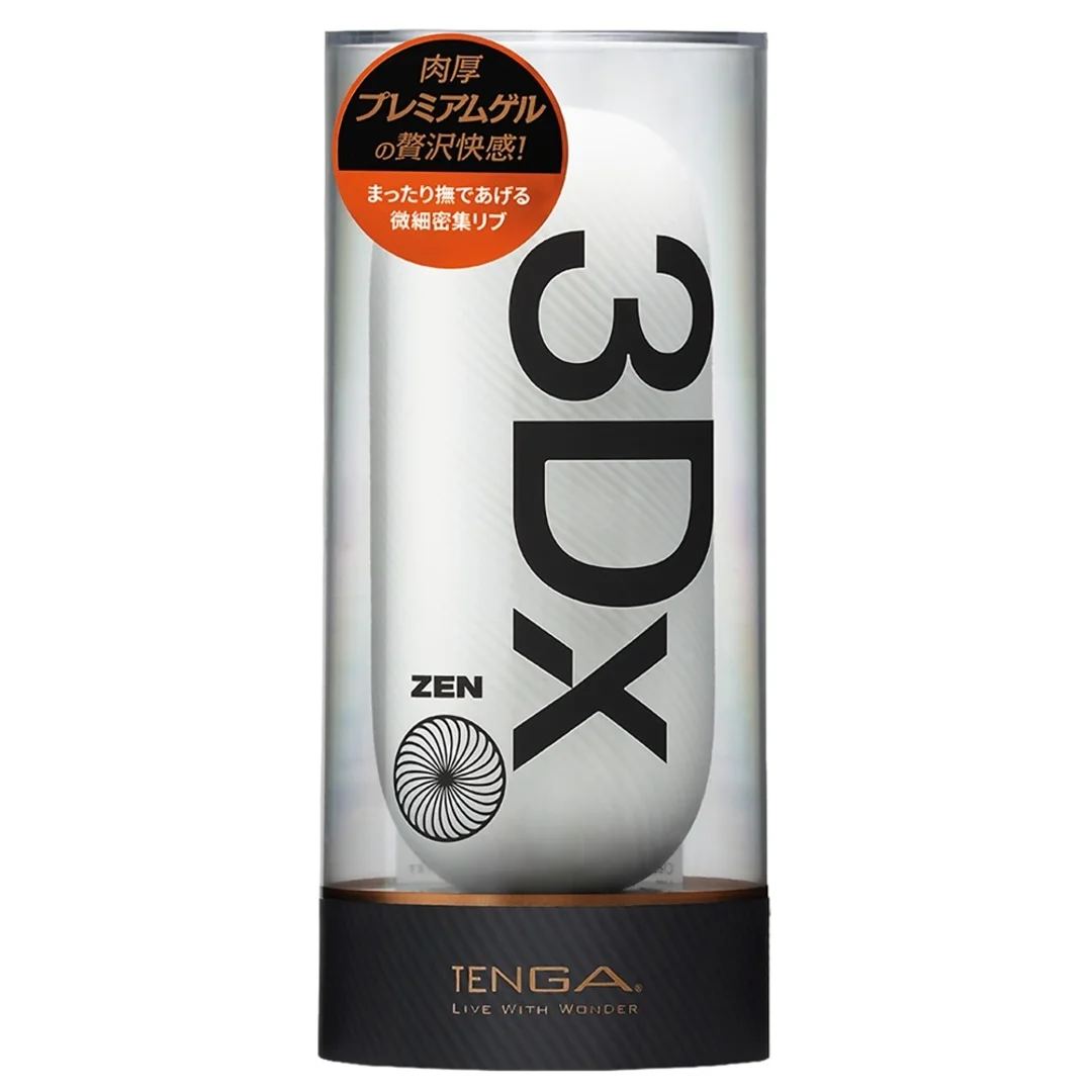 Tenga 3Dx Zen - innowacyjna maszyna intymna z teksturą 3D, 14,5 cm
