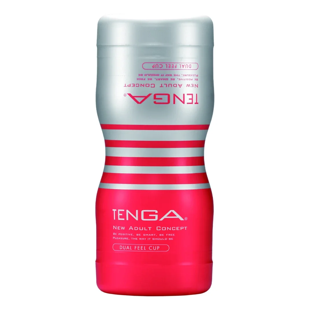 Tenga Dual Feel Cup Medium - dwustronna maszyna intymna, średni rozmiar