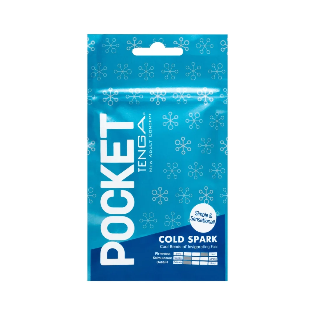 Tenga Pocket Cold Spark - jednorazowa maszyna intymna, chłodzący efekt