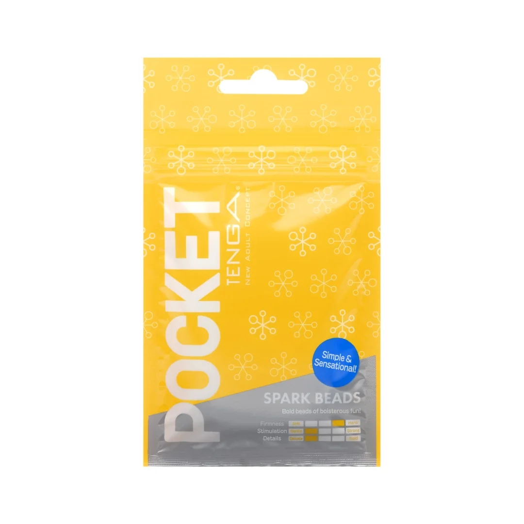 Tenga Pocket Spark Beads - podręczna maszyna intymna kieszonkowa