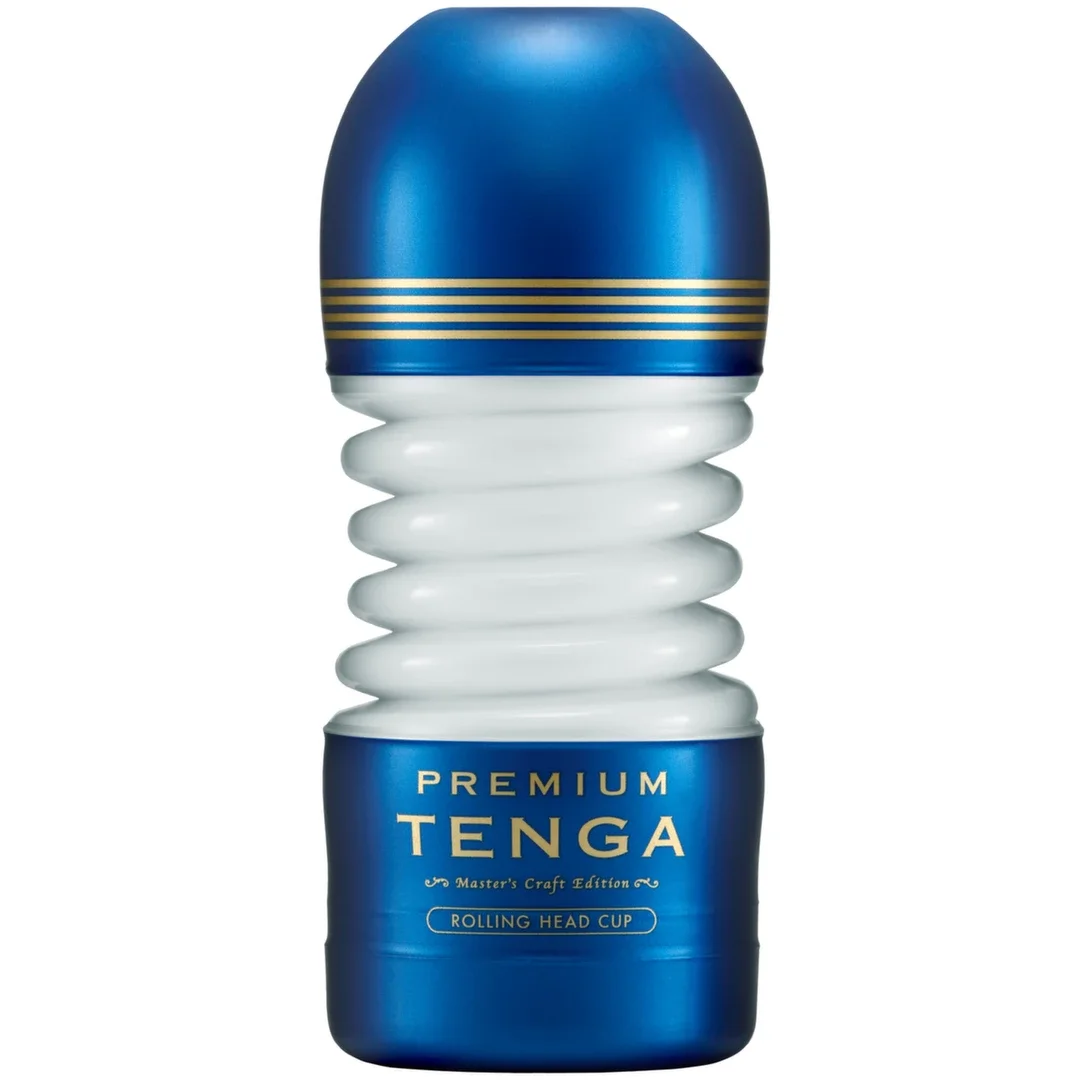 Tenga Premium Rolling Head Cup - maszyna intymna, obracana głowka, 15 cm