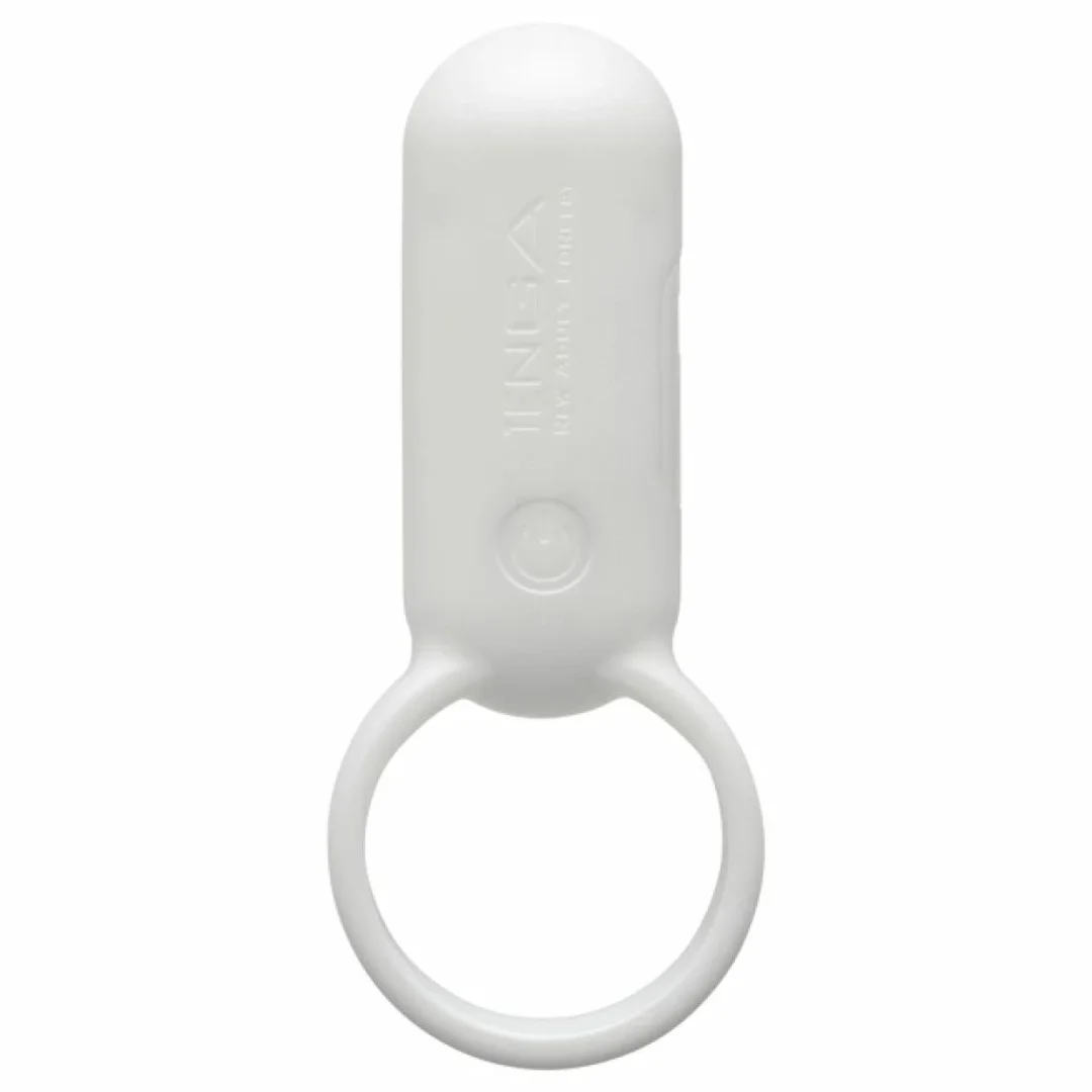Tenga SVR Smart Vibe Ring Pearl White - Pierścień wibrujący USB, wodoodporny