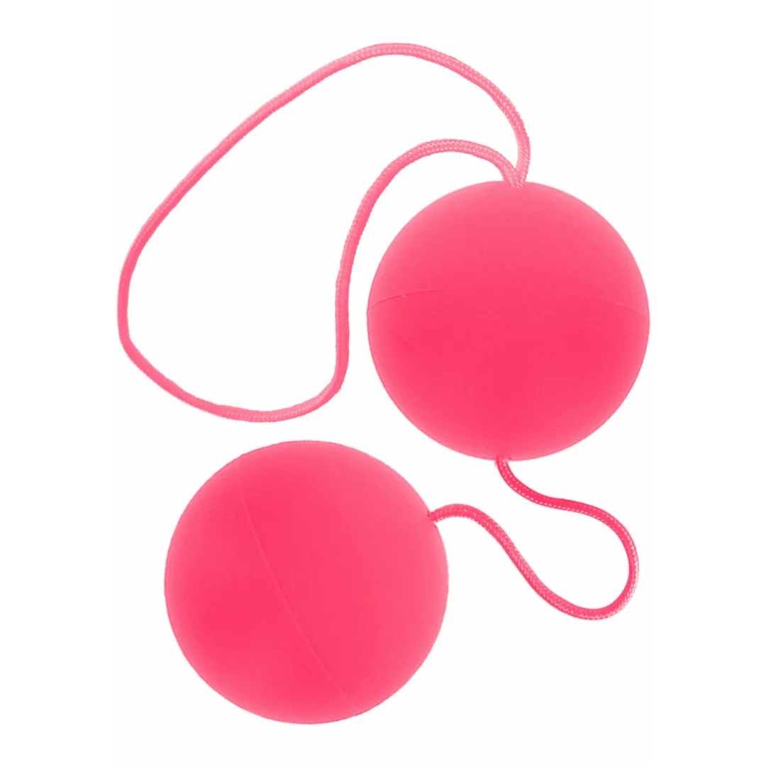 ToyJoy Funky Love Balls kulki intymne silikonowe rożowe 3,5 cm