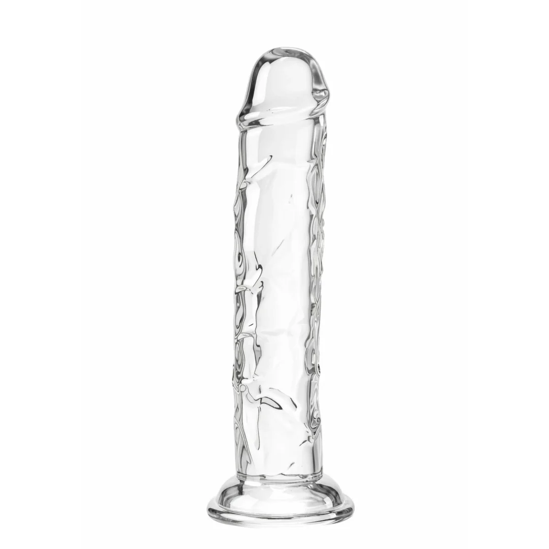 TOYJOY Get Real Clear Dong 19 cm - przezroczysty model TPE z przyssawką