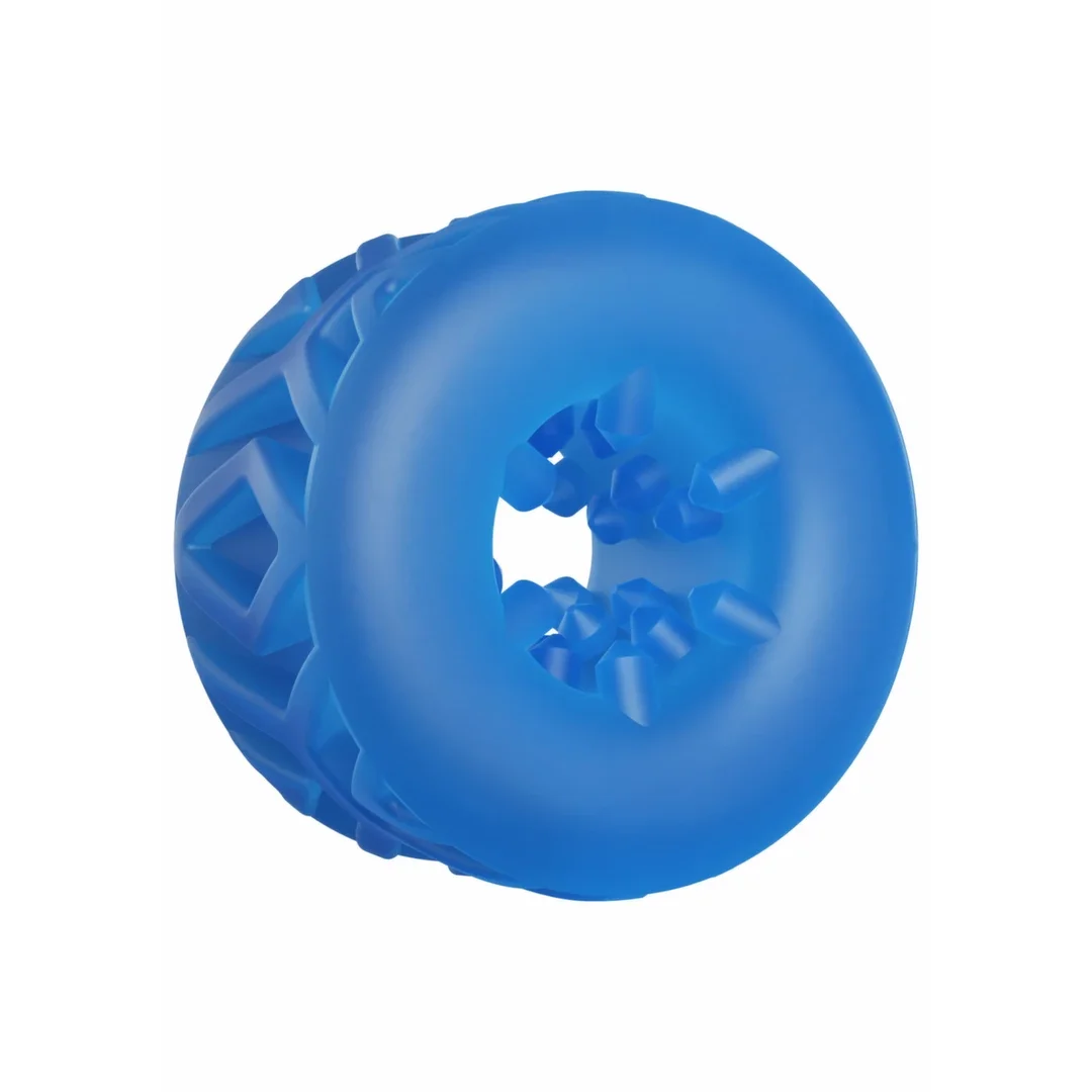 ToyJoy Hero 4-in-1 Grid Ring silikonowy pierścień wielofunkcyjny czarny