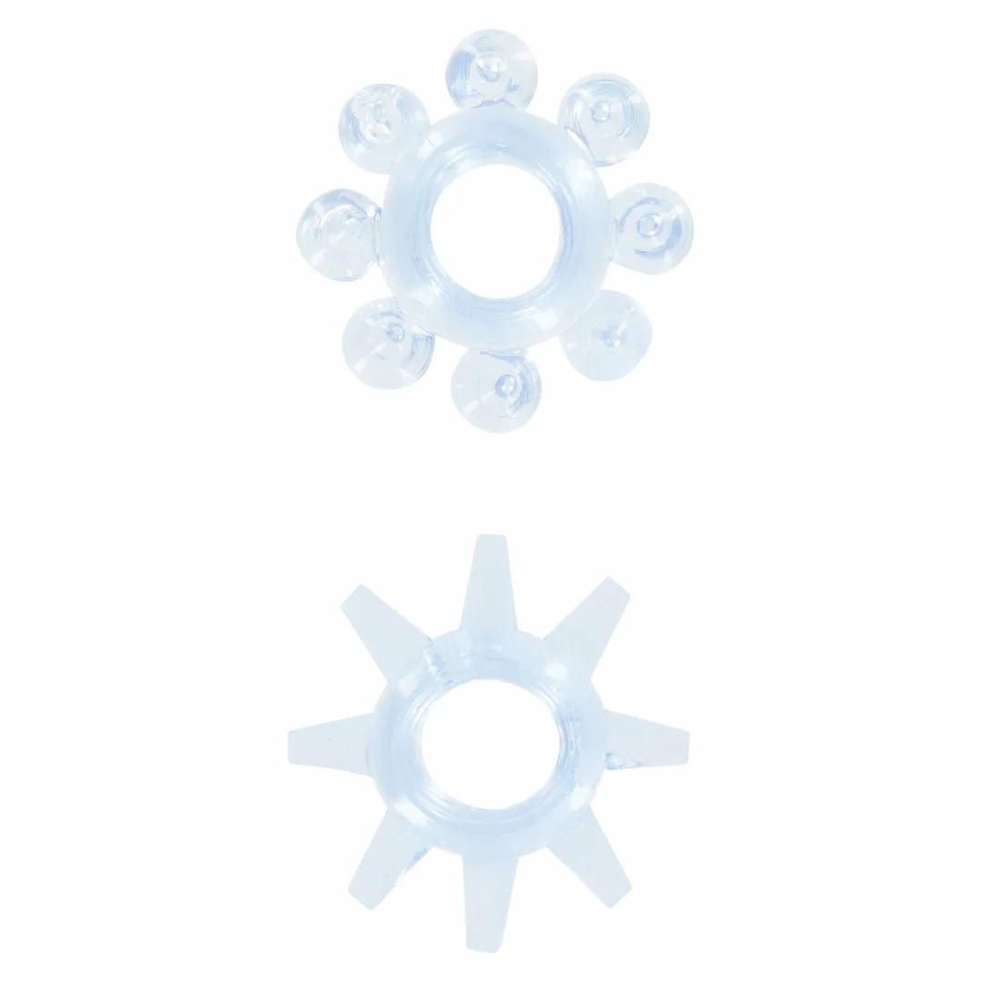 TOYJOY Power Stretchy Rings 2 szt. - elastyczne pierścienie TPE