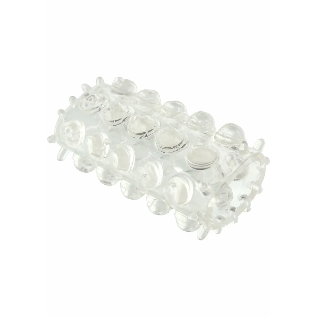 TOYJOY Power Stretchy Sleeve elastyczna nakładka TPE przezroczysta