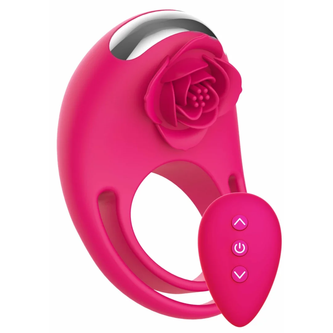 ToyJoy Put a Ring On It C-Ring Remote silikonowy pierścień wibracyjny z pilotem