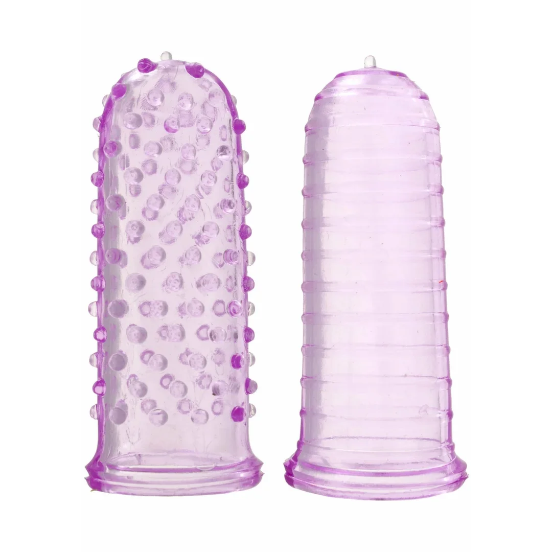 ToyJoy Sexy Finger Ticklers silikonowe nakładki na palce z teksturą TPR