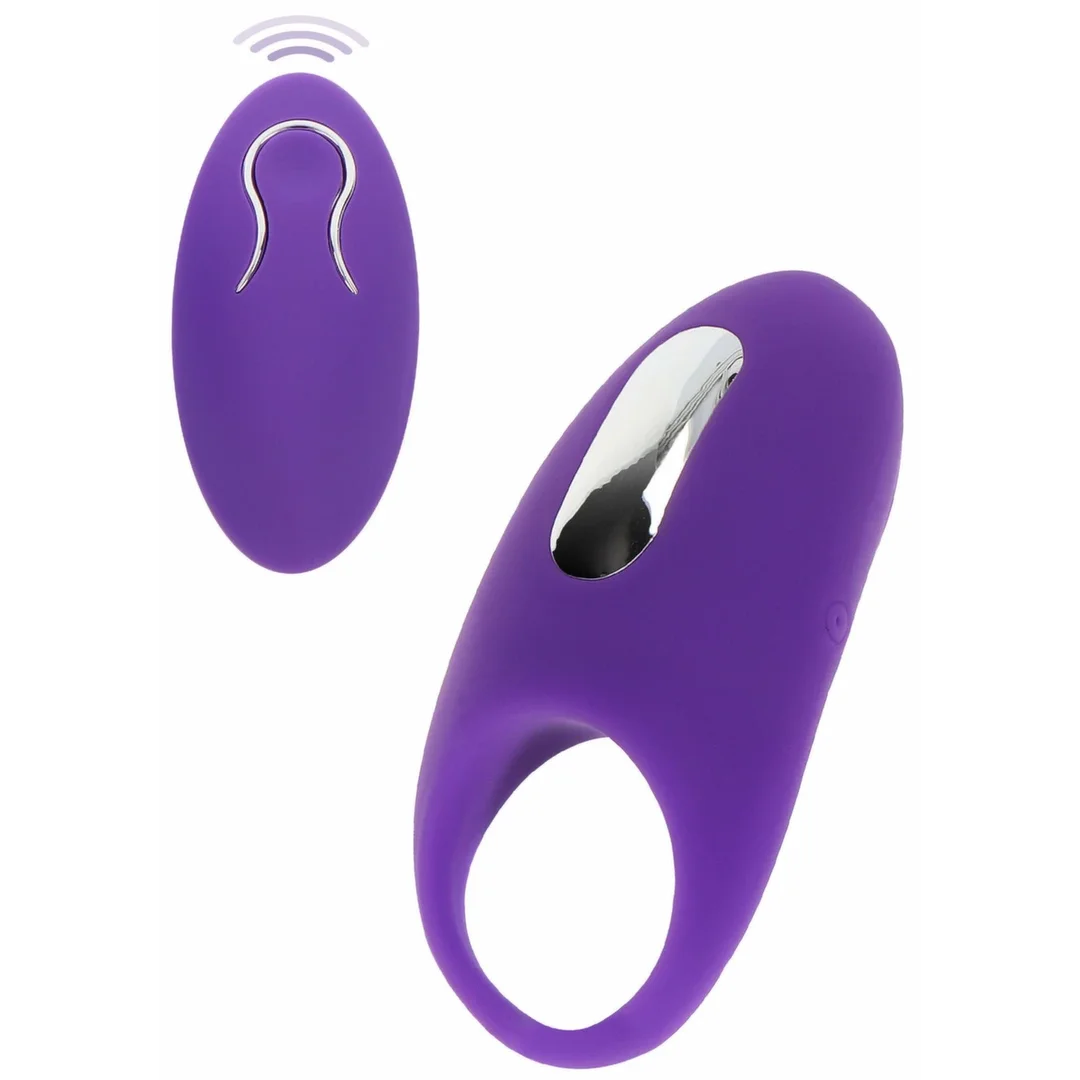 ToyJoy Tease & Arouse C-Ring silikonowy pierścień wibrujący z wypustkami