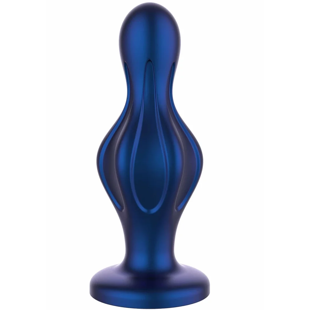 TOYJOY The Batter metaliczny niebieski korek analny silikonowy