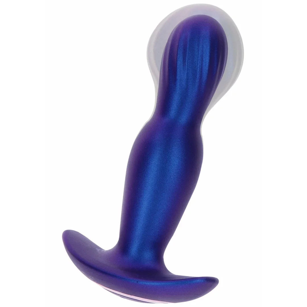 TOYJOY The Stout Inflating - wibrujący model analny z pilotem, czarny