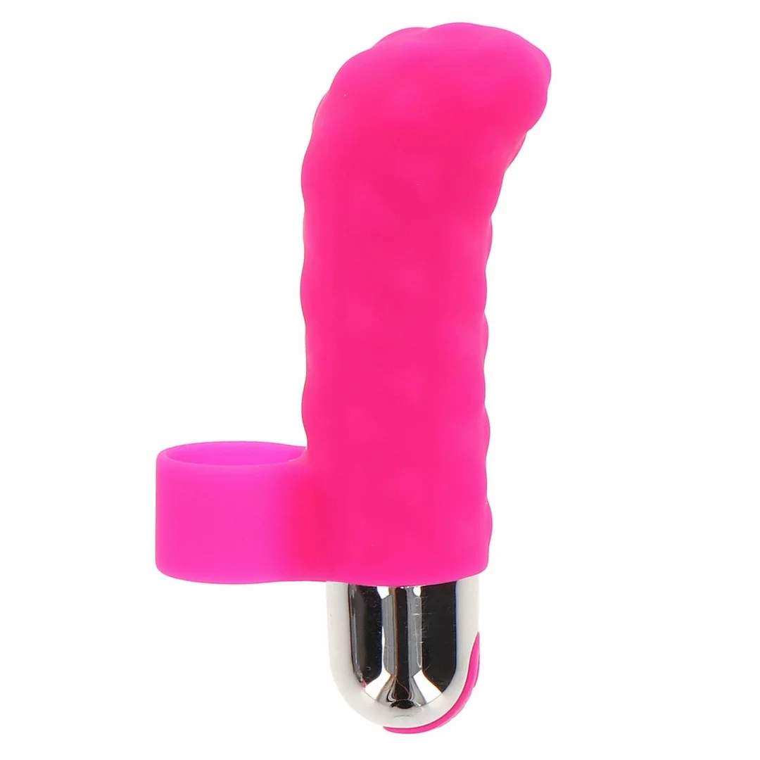 ToyJoy Tickle Pleaser Rechargeable silikonowy mini masażer palcowy USB 7 trybow
