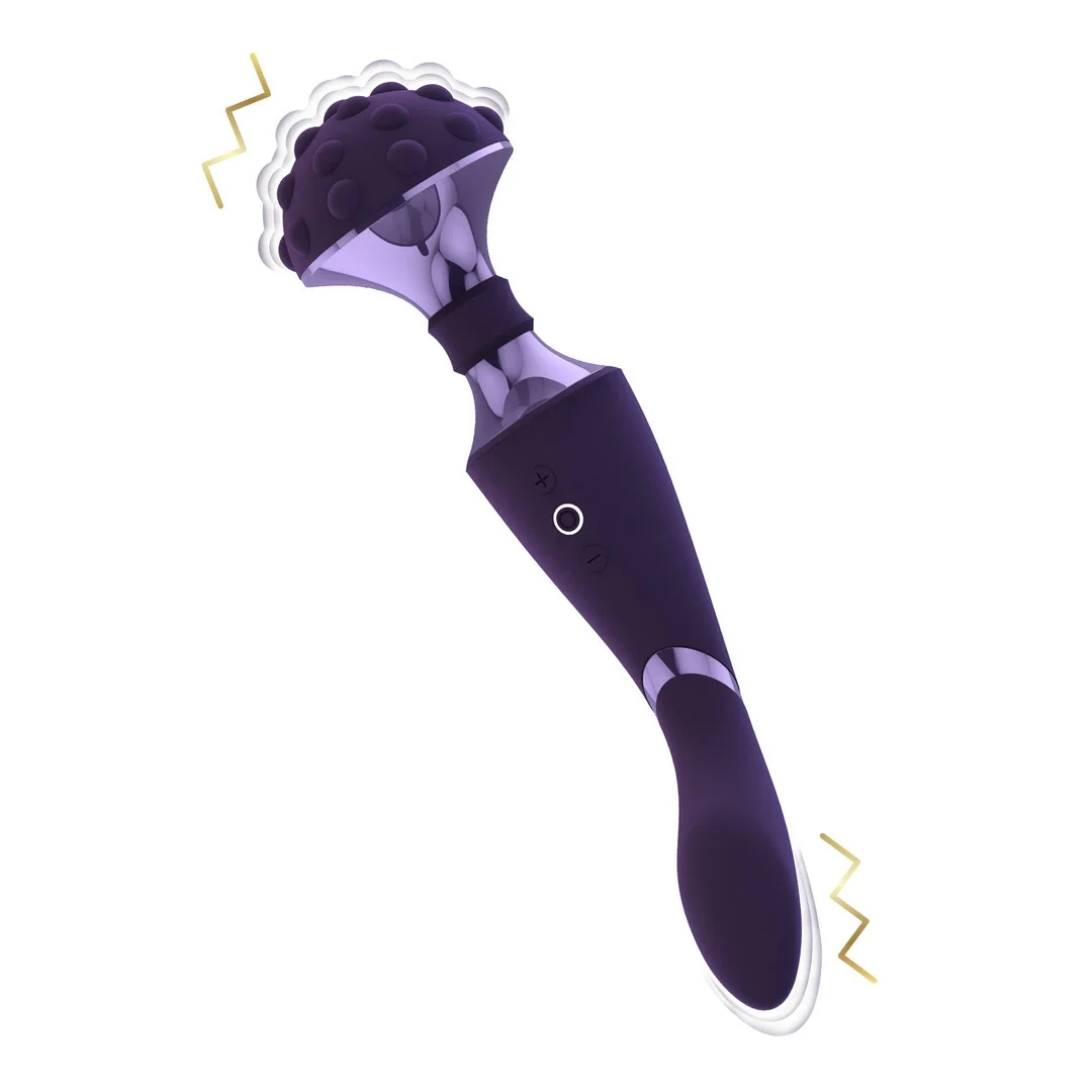 Vive Shiatsu masażer dwusilnikowy, 10 trybow, silikonowy, wodoodporny