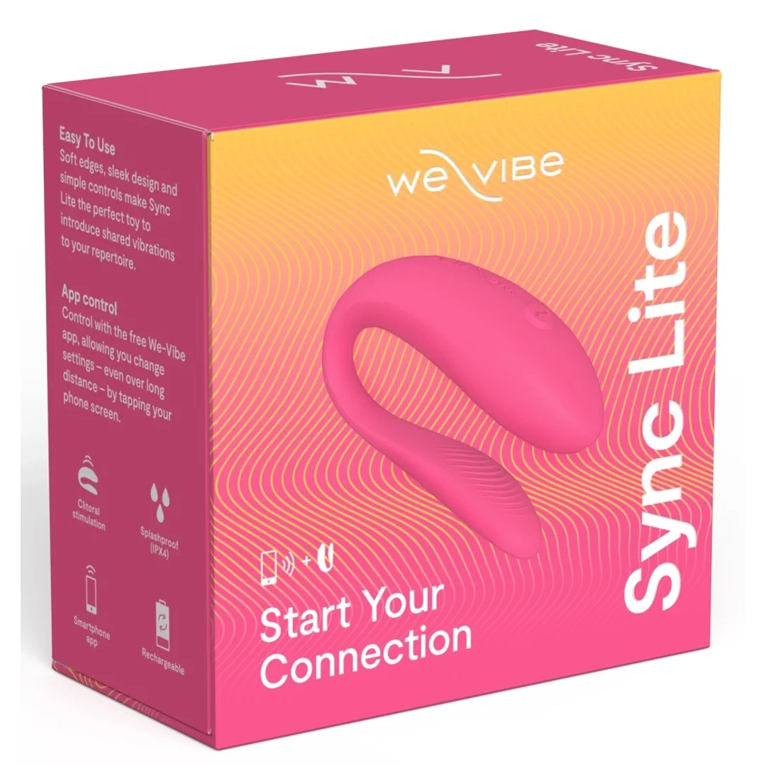 We-Vibe Sync Lite Pink - Model dla Par z Aplikacją, Smukła Konstrukcja