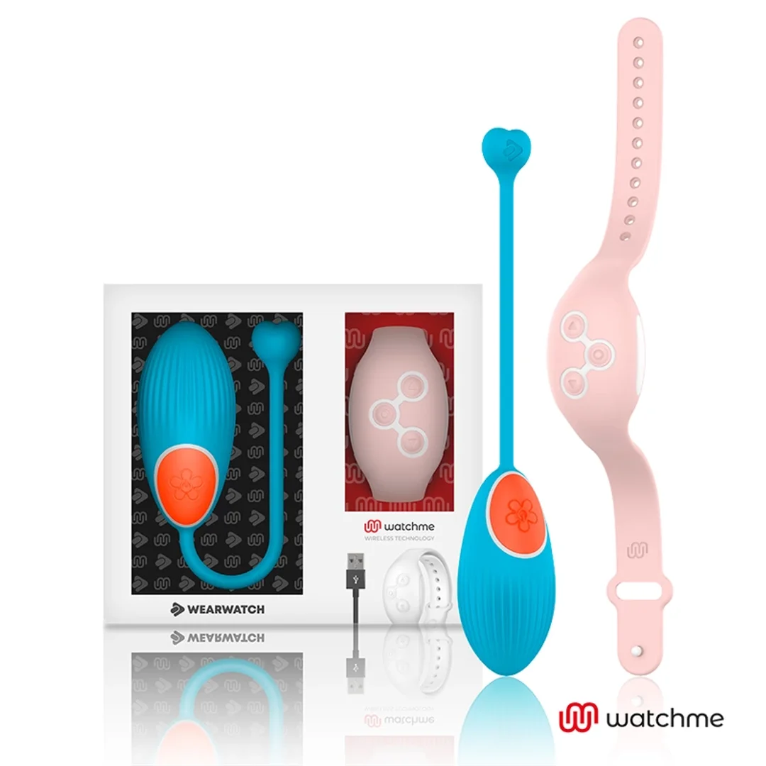 WEARWATCH EGG WatchMe Pilot - model niebiesko-rożowy, sterowanie zegarkiem