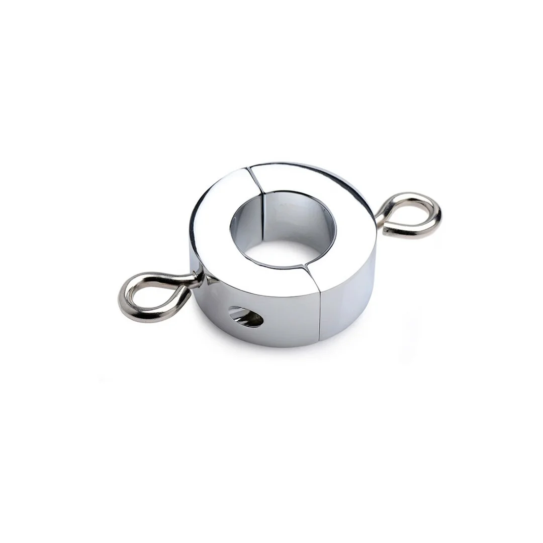 XR Brands Ball Trap Metalowy pierścień na mosznę 220g stalowy