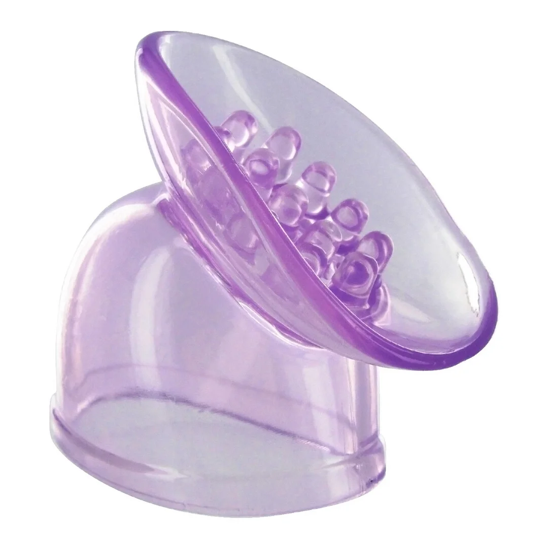 XR Brands Wand Essentials Lily Pod - fioletowa nakładka do masażera