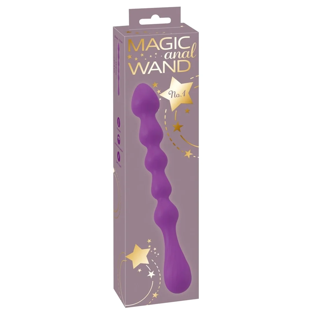 You2Toys Magic Anal Wand No. 1 fioletowa, silikonowa rożdżka 27,3 cm