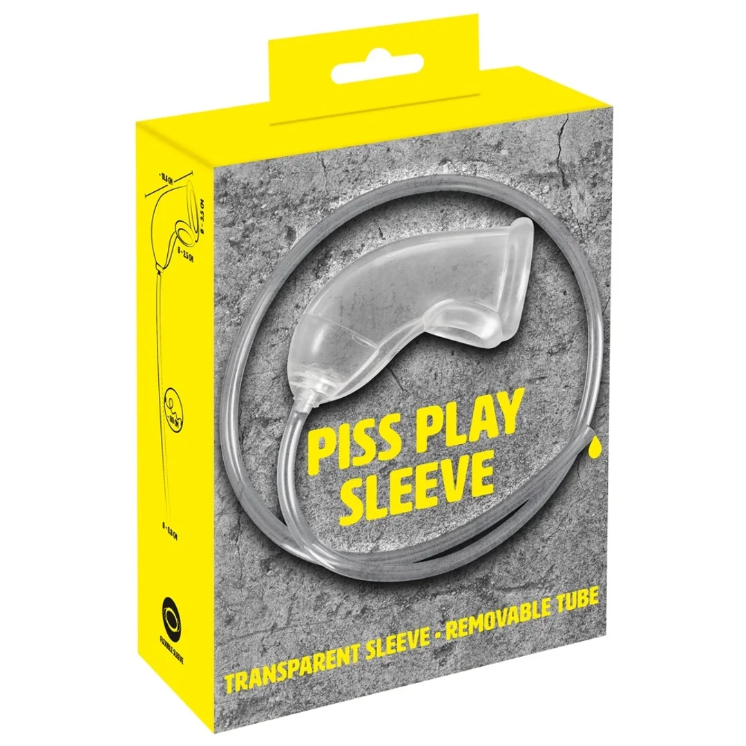 You2Toys Piss Play Sleeve Przezroczysty System Z Rurką 80cm 10,6cm