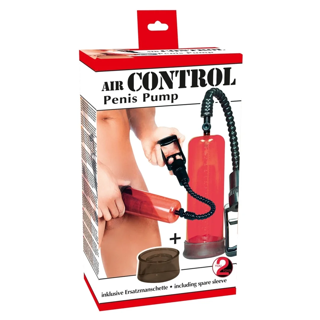 You2Toys System podciśnieniowy czerwony 22 cm - cylinder intymny