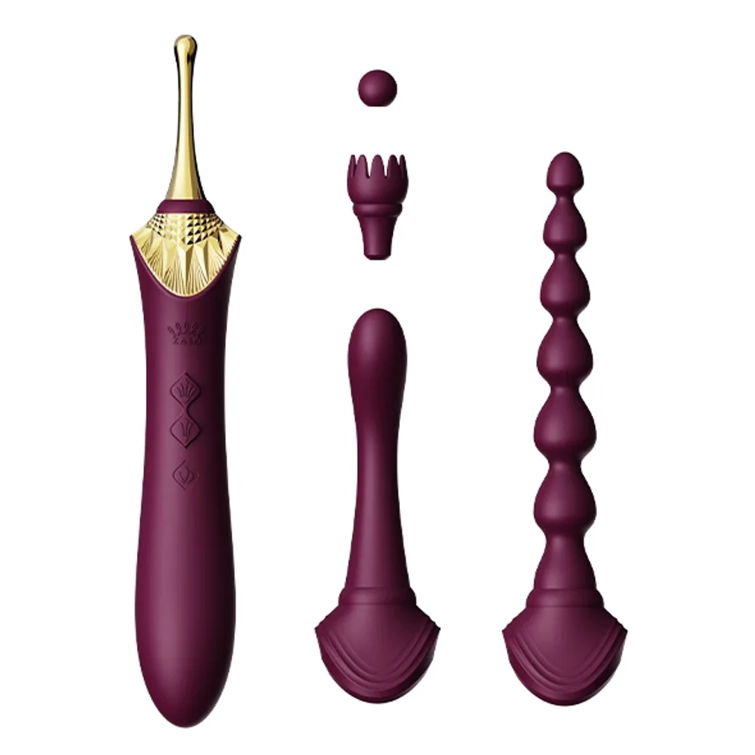 ZALO Bess 2 Velvet Purple - wielofunkcyjne urządzenie do masażu 4w1