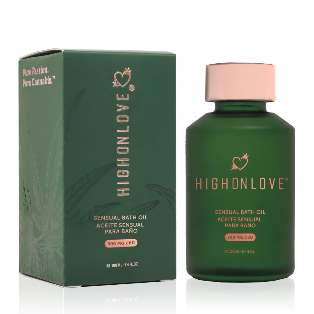 HighOnLove CBD Bath & Body Oil 100ml - Luksusowy Olejek do Kąpieli i Ciała - 7