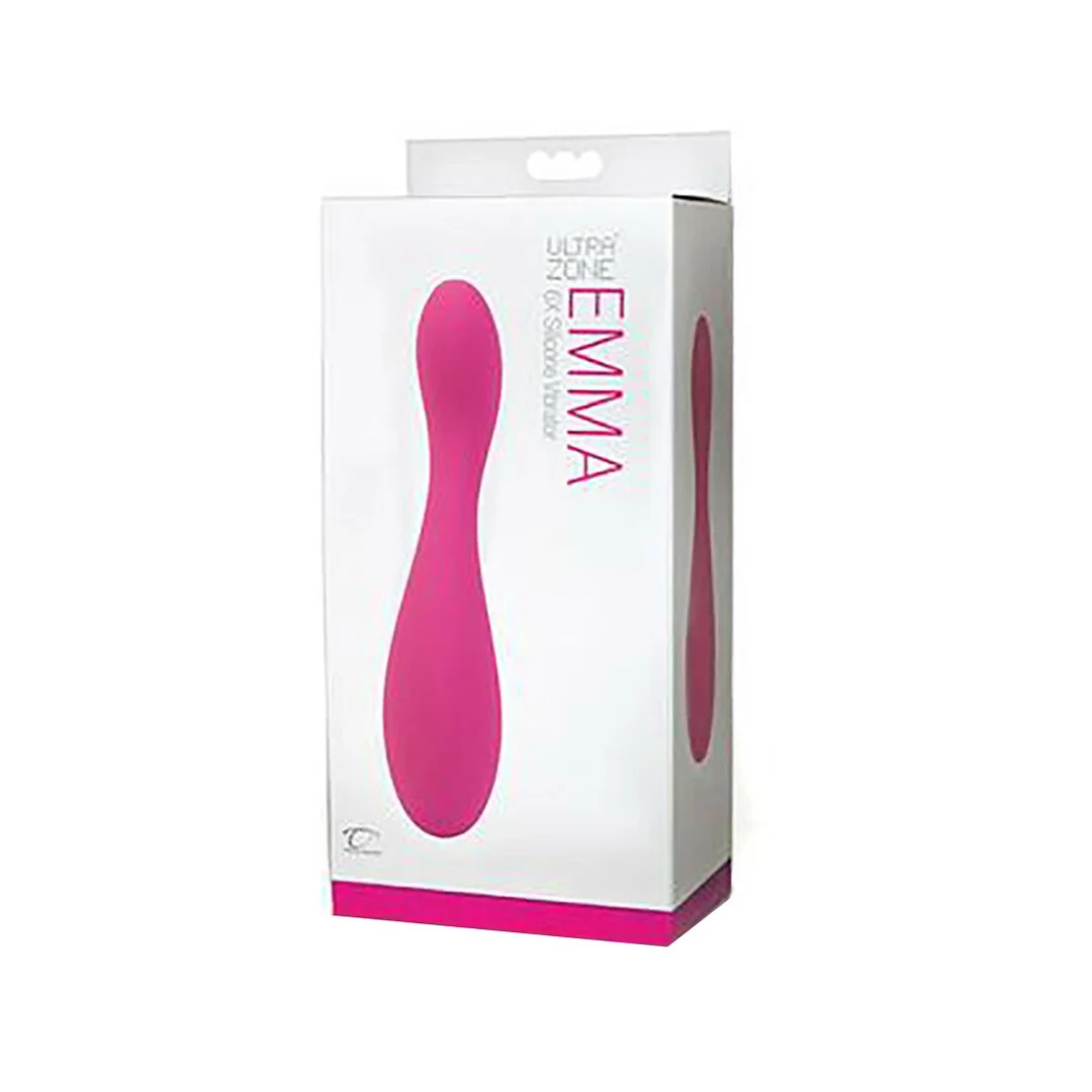 Adam & Eve Emma - silikonowy wibrator ładowalny, ergonomiczny 10 cm — zdjęcie 2