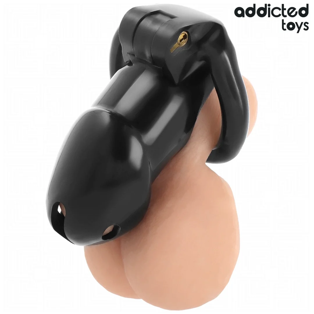 Addicted Toys Locked Midnight Cell System L - klatka zabezpieczająca, czarna — zdjęcie 3