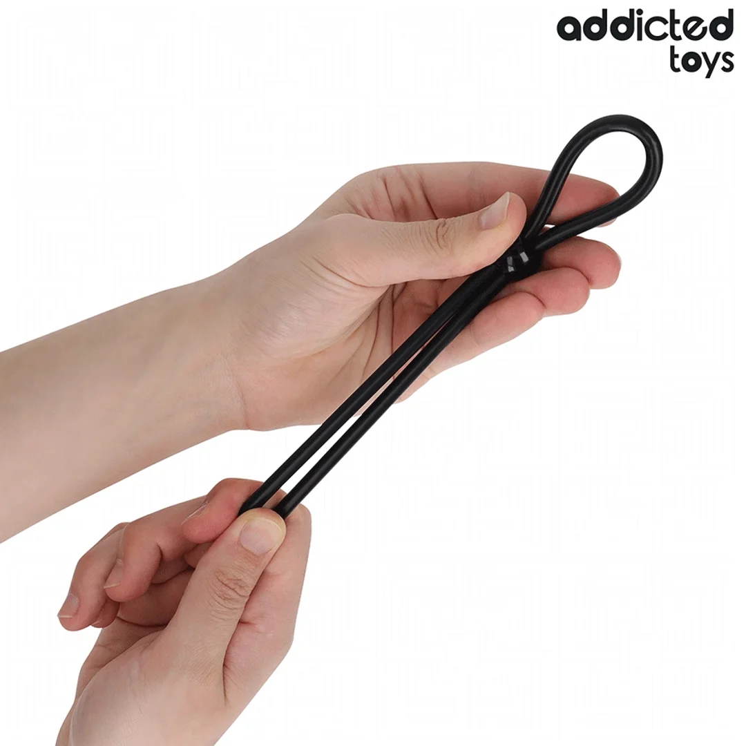 Addicted Toys Single Loop - silikonowa lina regulowana 19,5 cm — zdjęcie 2