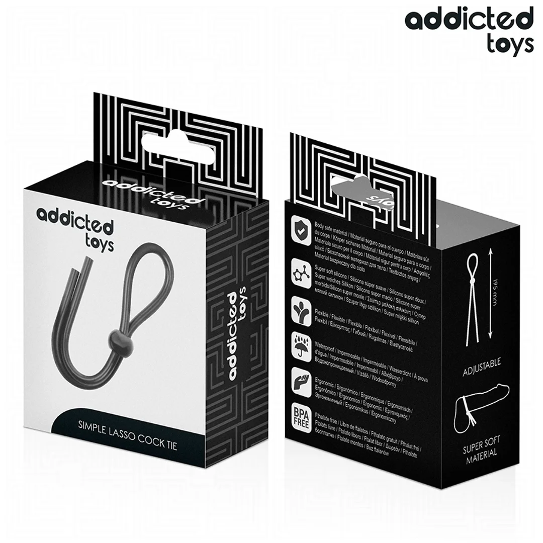 Addicted Toys Single Loop - silikonowa lina regulowana 19,5 cm — zdjęcie 7