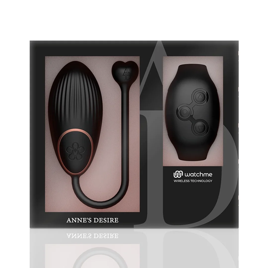 Anne's Desire AD Egg Czarny - System intymny z zegarkiem WATCHME — zdjęcie 8