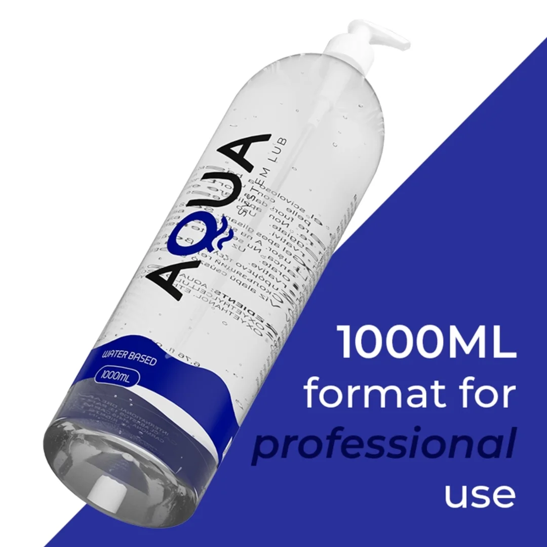 AQUA Quality Lubrykant wodny 1000 ml bezbarwny bezwonny CE — zdjęcie 2