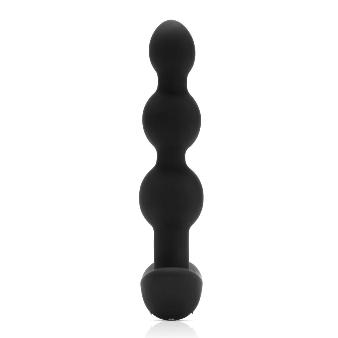 b-Vibe Triplet Black - wibrująca sonda z 2 silnikami i pilotem — zdjęcie 5