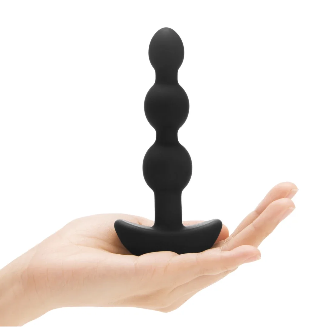 b-Vibe Triplet Black - wibrująca sonda z 2 silnikami i pilotem — zdjęcie 6
