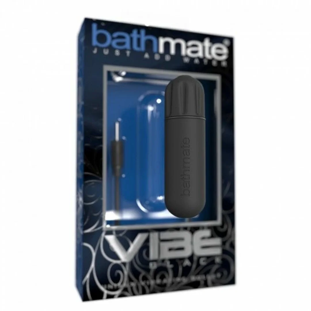 Bathmate Vibe Black - wibrujący pocisk, 10 trybow, USB, 8 cm — zdjęcie 2