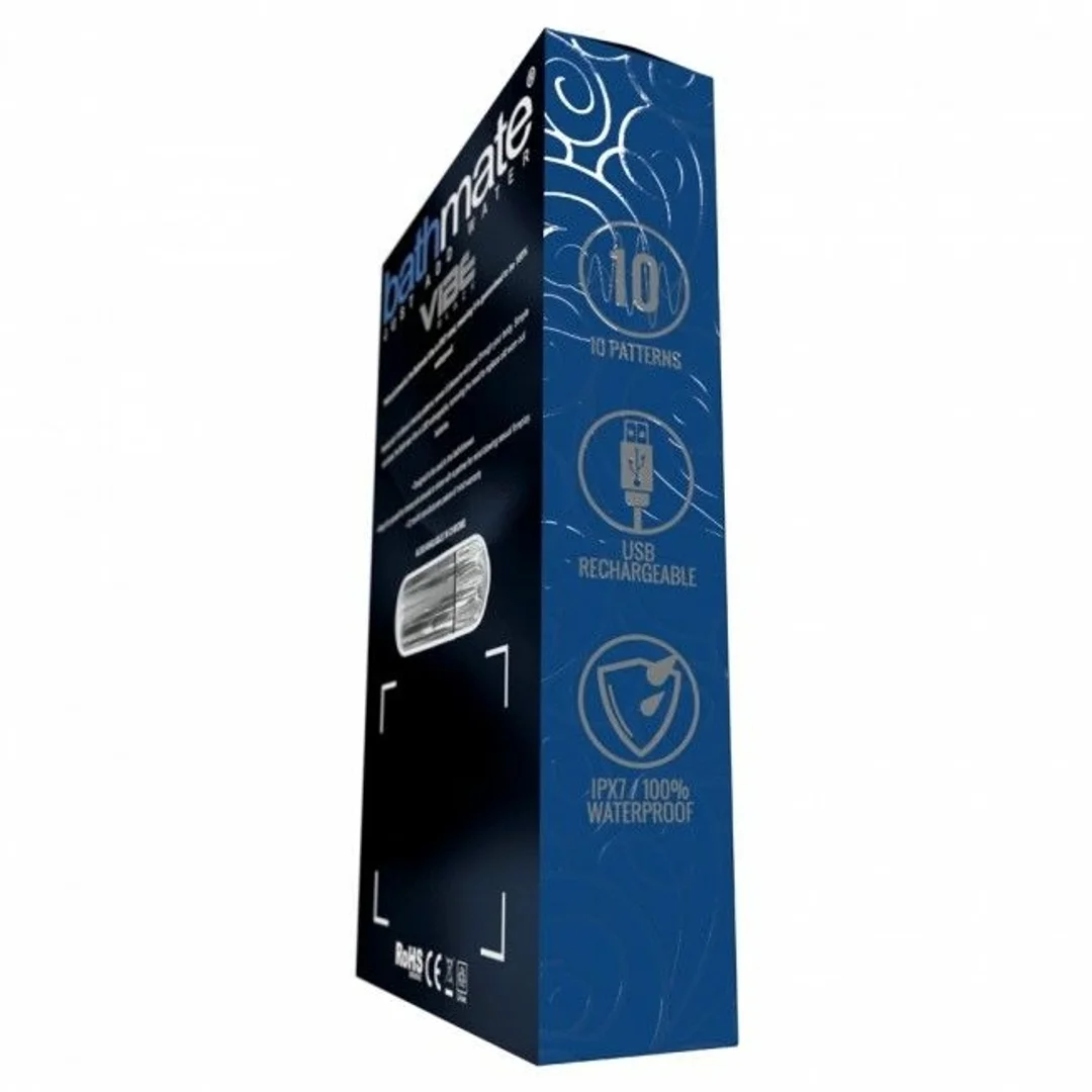 Bathmate Vibe Black - wibrujący pocisk, 10 trybow, USB, 8 cm — zdjęcie 3