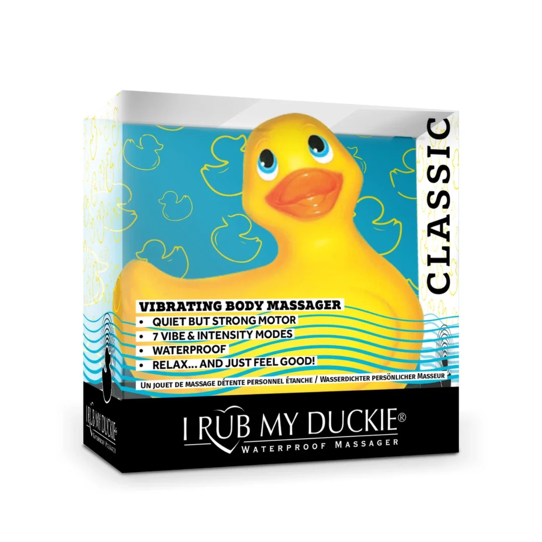 Big Teaze Toys I Rub My Duckie 2.0 masażer wodoodporny żołty — zdjęcie 2