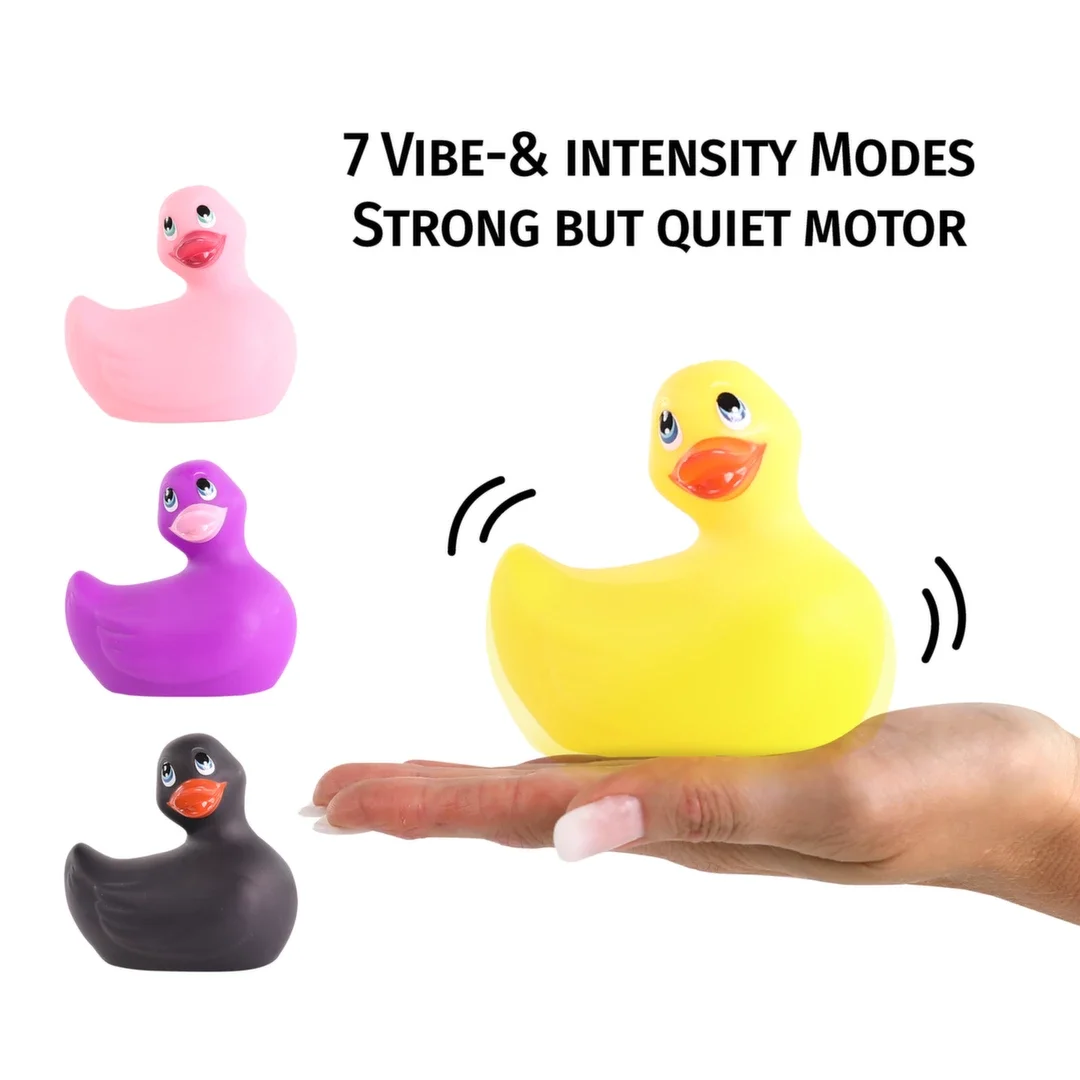 Big Teaze Toys I Rub My Duckie 2.0 masażer wodoodporny żołty — zdjęcie 3