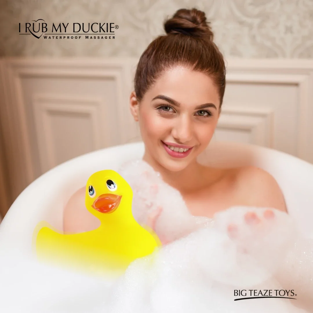 Big Teaze Toys I Rub My Duckie 2.0 masażer wodoodporny żołty — zdjęcie 4