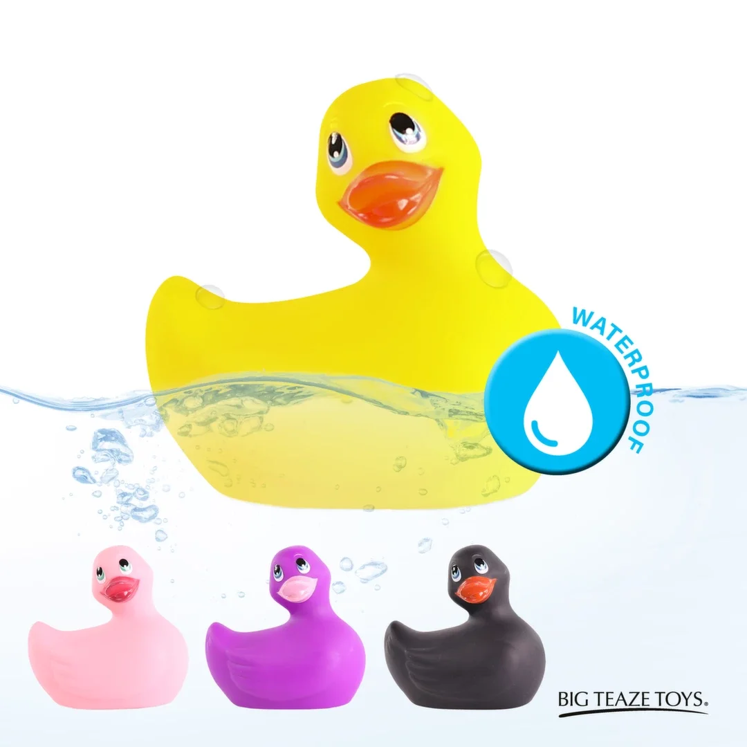 Big Teaze Toys I Rub My Duckie 2.0 masażer wodoodporny żołty — zdjęcie 5