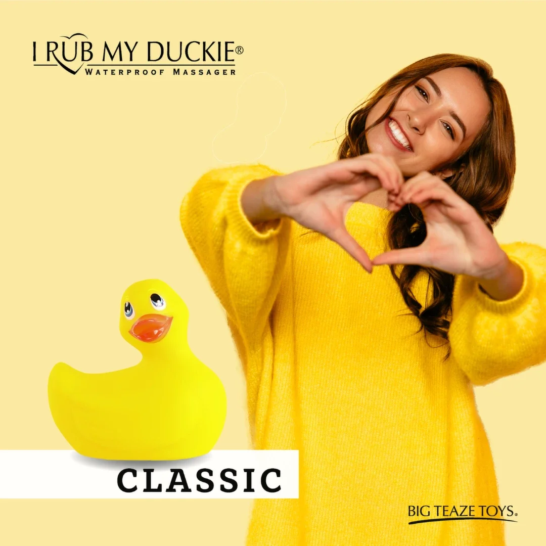 Big Teaze Toys I Rub My Duckie 2.0 masażer wodoodporny żołty — zdjęcie 7