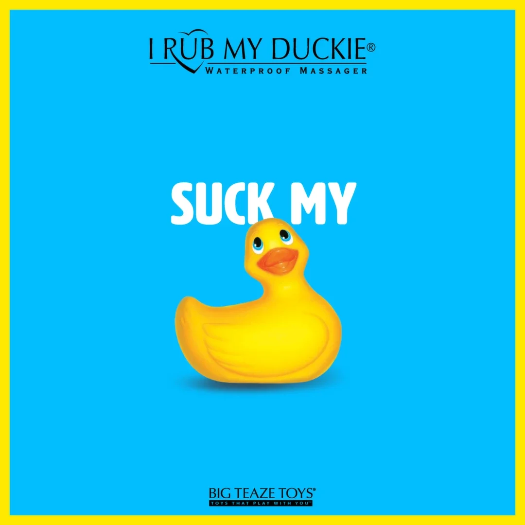 Big Teaze Toys I Rub My Duckie 2.0 masażer wodoodporny żołty — zdjęcie 8